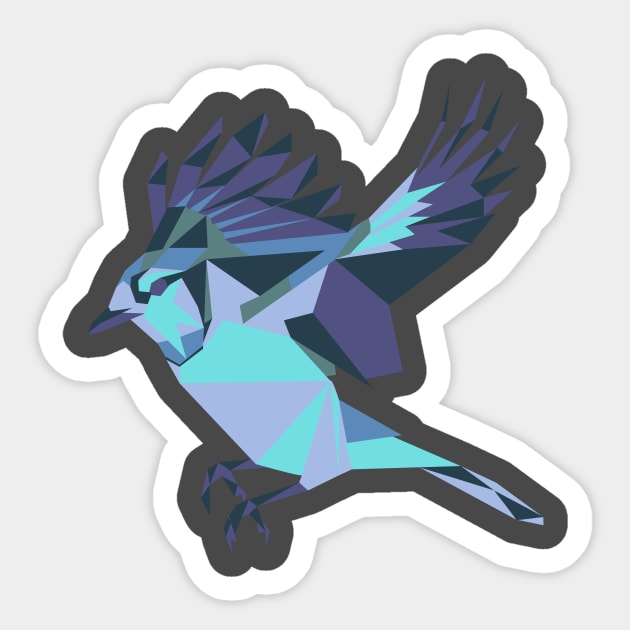 Origami Bird Sticker by BubblegumGoat